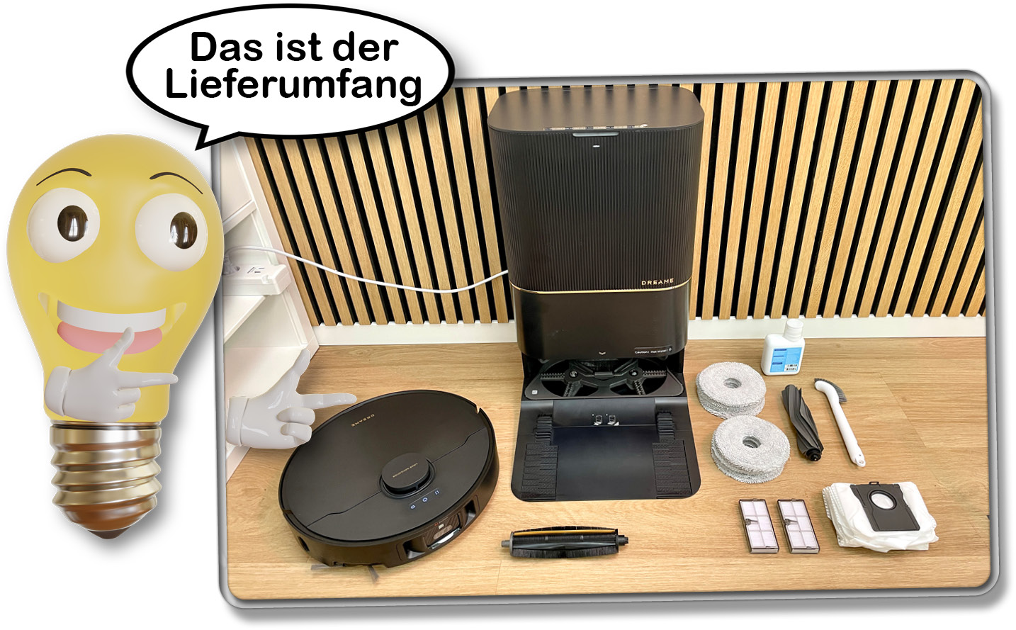 Das ist der Lieferumfang des Dreame X40 Ultra Complete