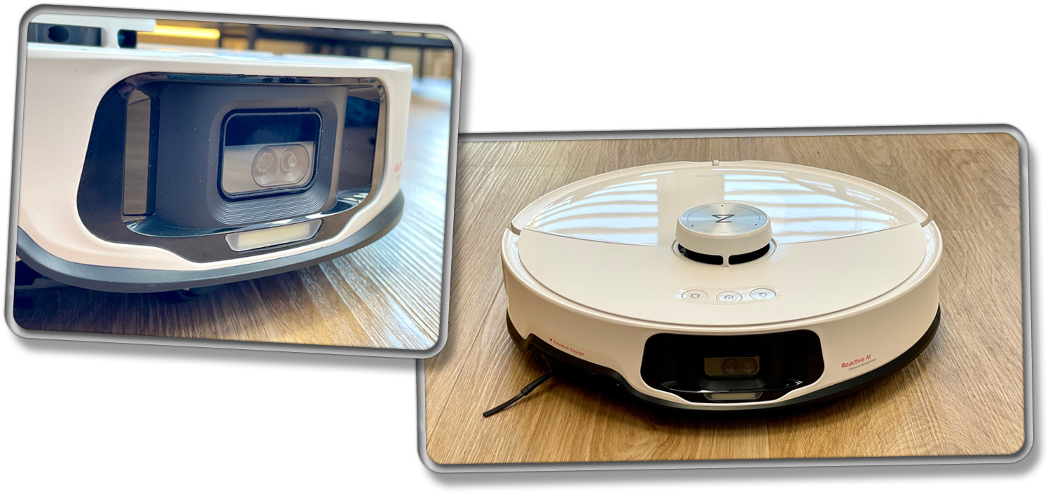 Das ist die Front des Roborock S8 MaxV Ultra