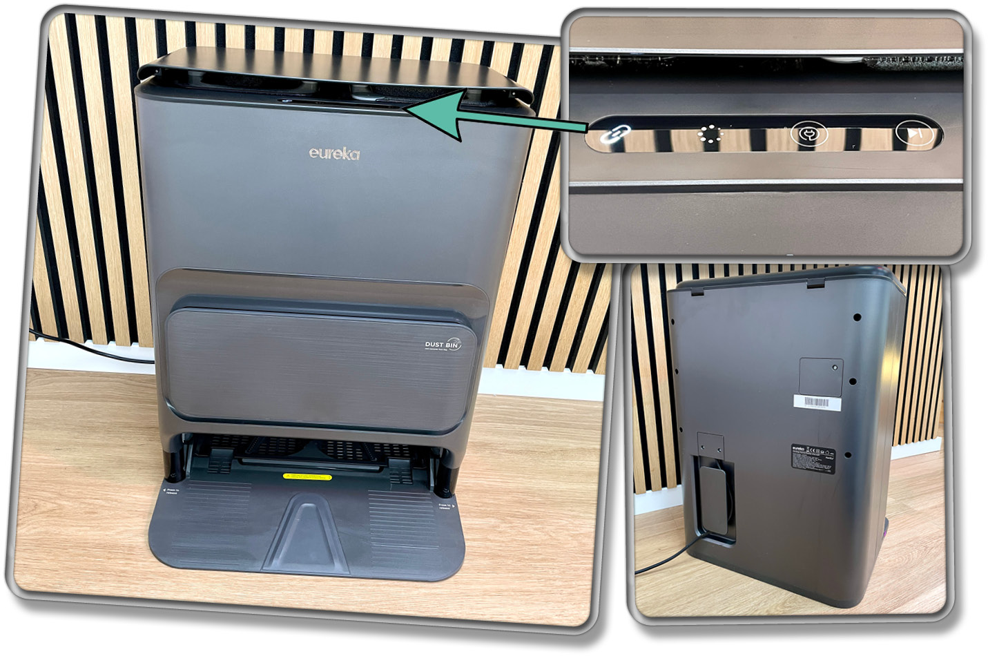 Das ist die Multifunktionsreinigungsstation des Eureka NER J12 Ultra