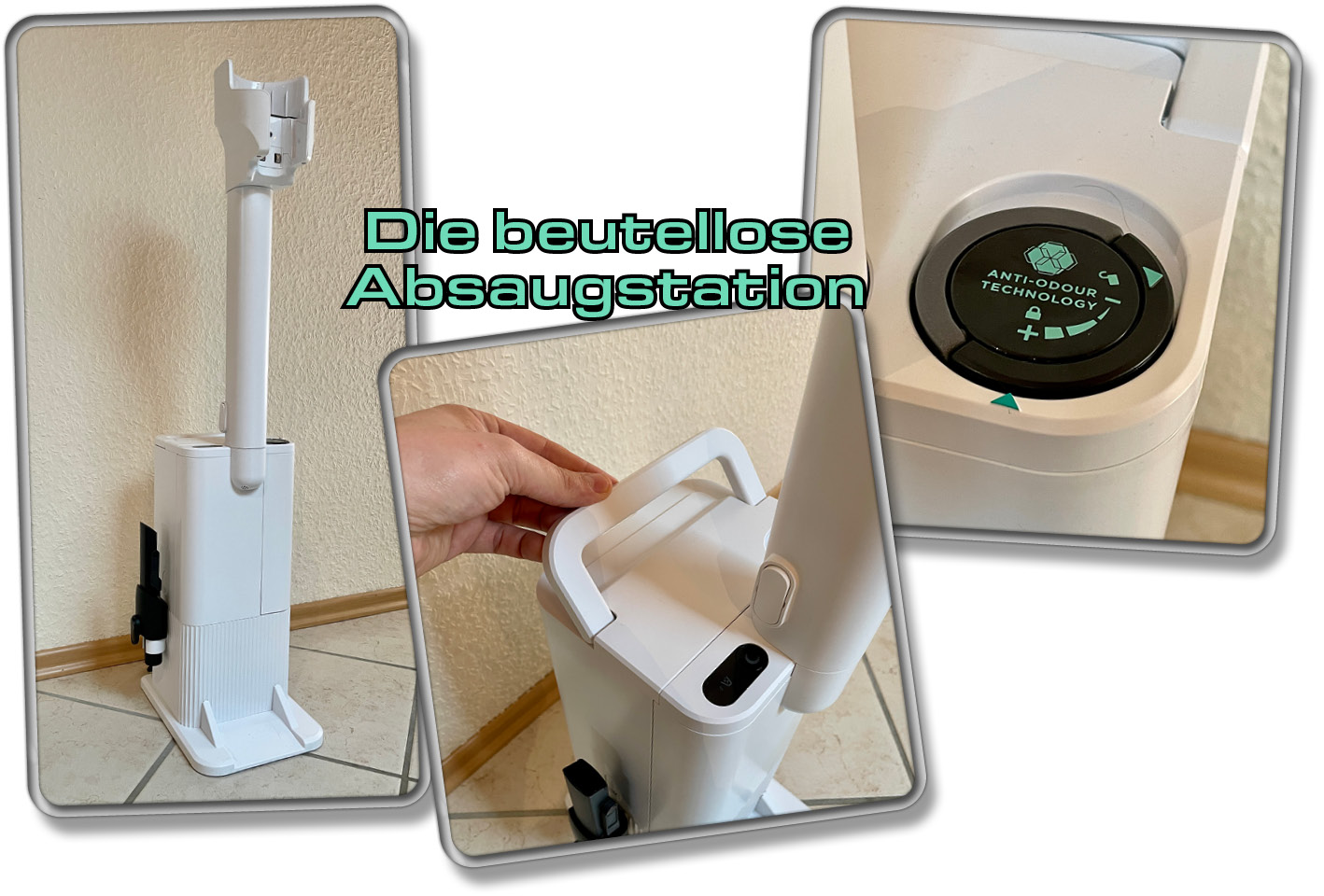 Das ist die beutellose Absaugstation des Shark Detect Pro