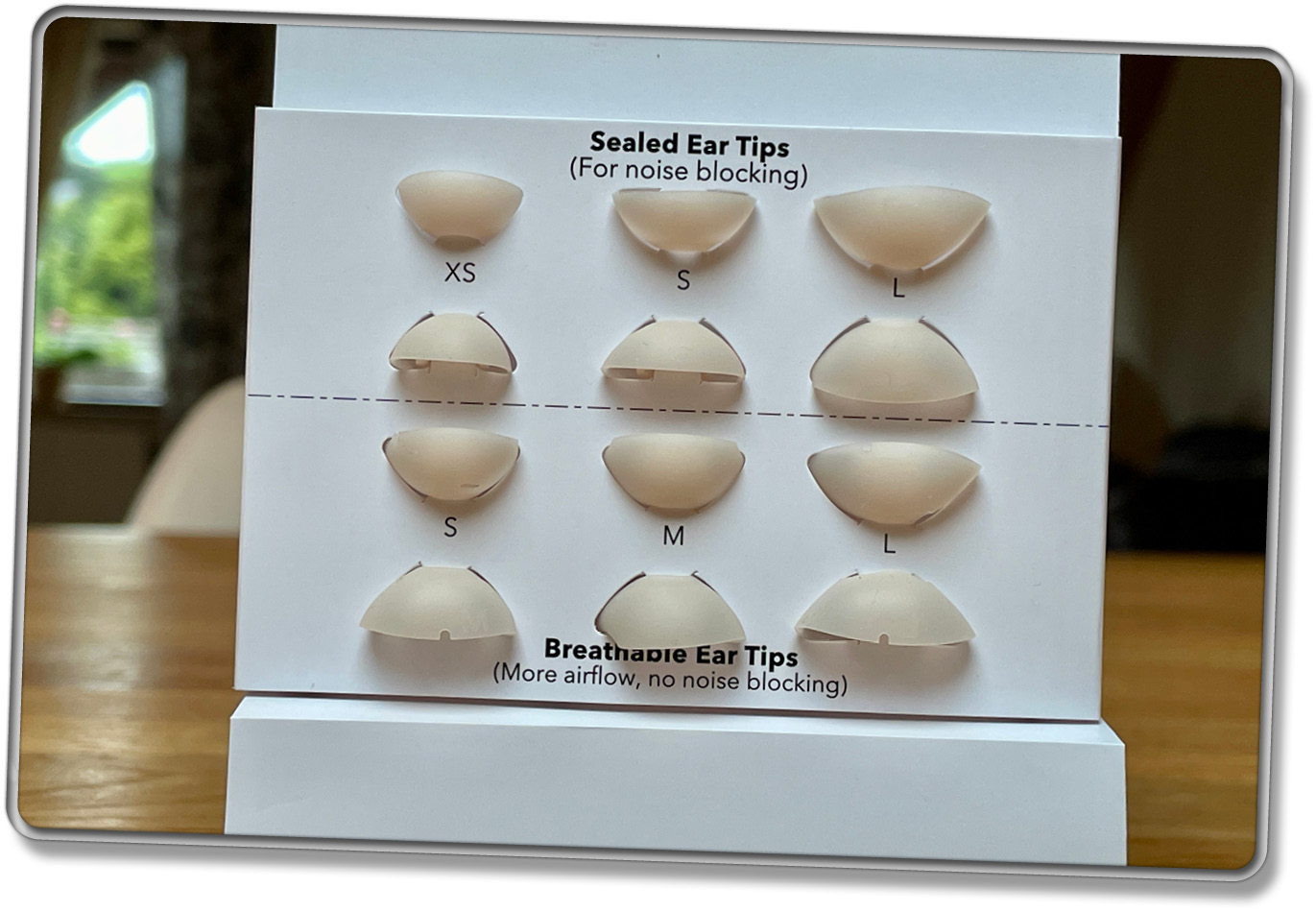 Das sind auswechselbare Tips der soundcore Sleep A20 Schlafkopfhörer