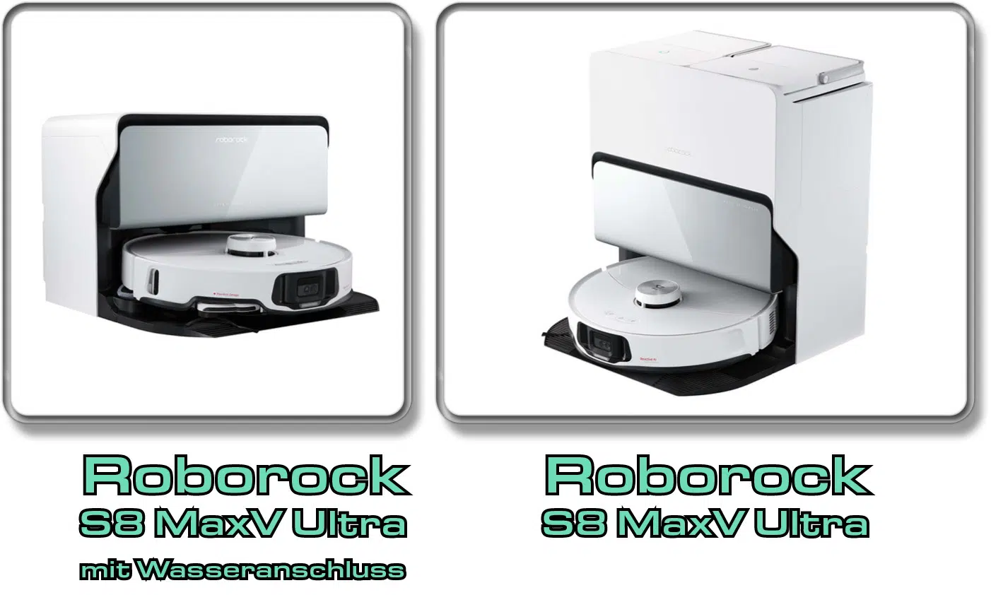 Das sind die Unterschieder der beiden Roborock S8 MaxV Ultra-Modelle