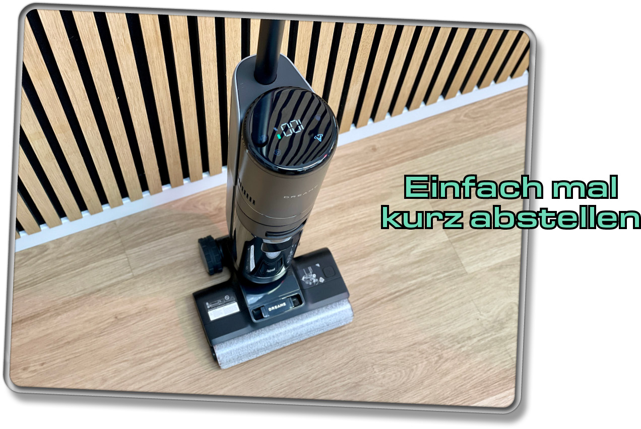 Der Dreame H13 Pro besitzt eine Freistehfunktion