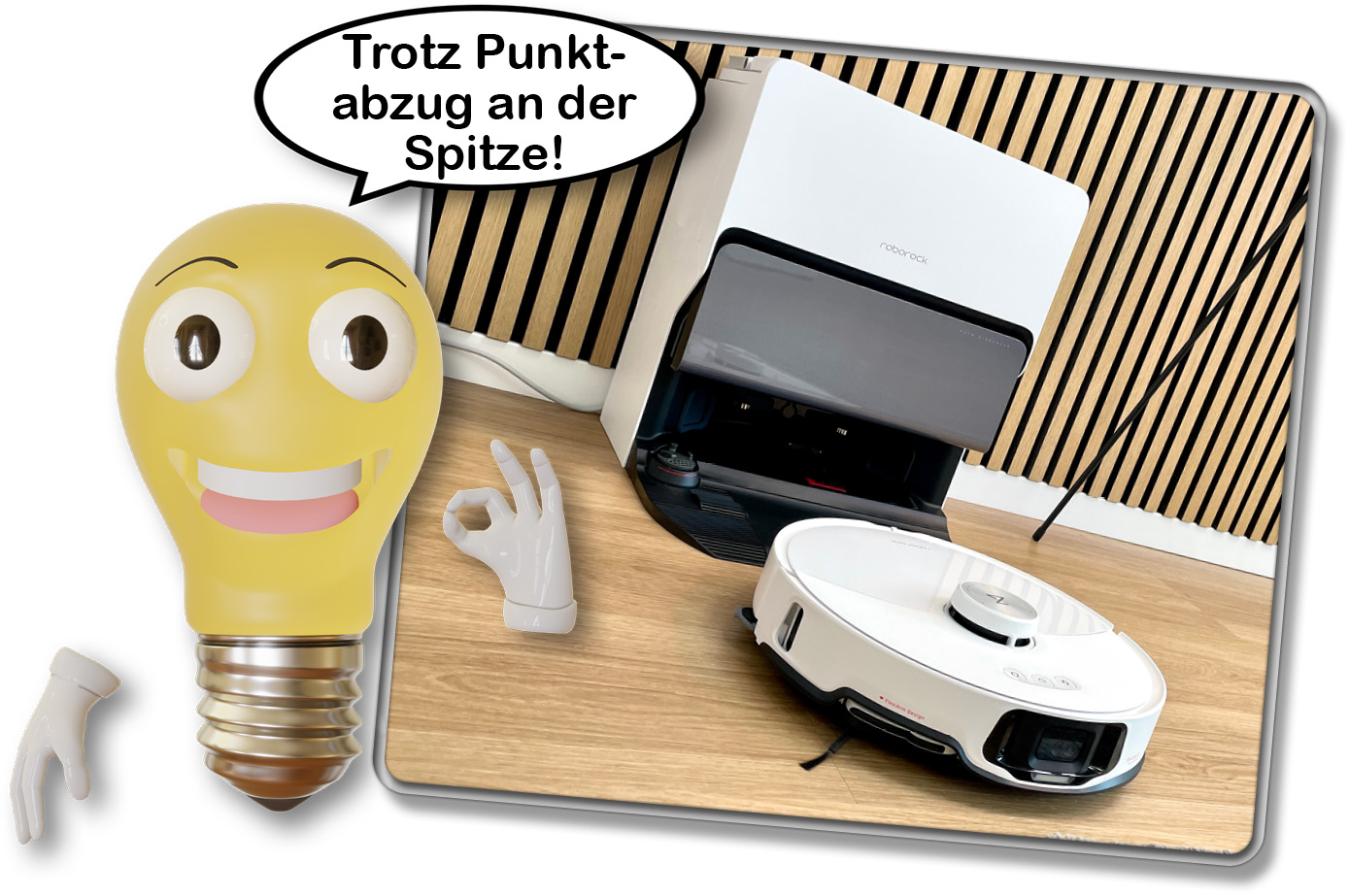 Der Roborock S8 MaxV Ultra hat sich, trotz Punktabzug, im Test bis an die Spitze gearbeitet