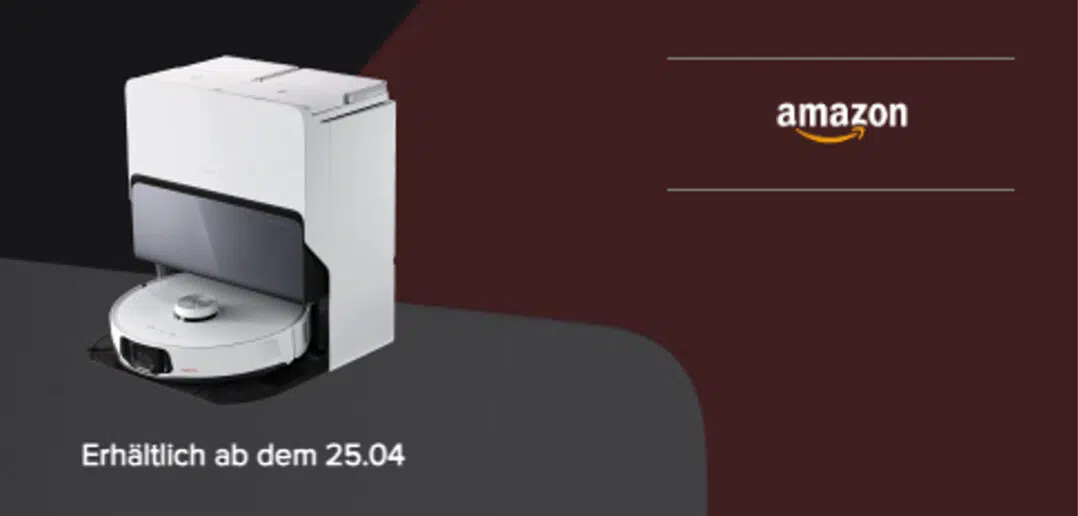 Der Roborock S8 MaxV Ultra ist ab dem 25.4.2024 bei Amazon erhältlich