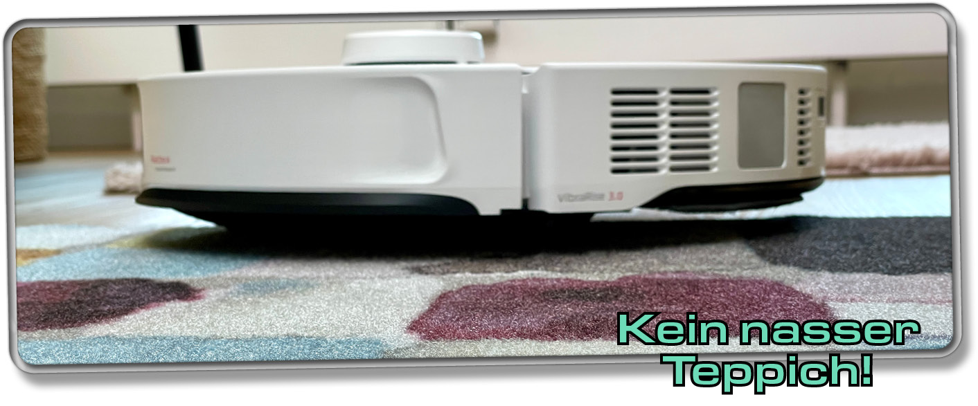 Die Mopp-Lift-Funktion hebt das Wischtuch ganze 2 cm in die Luft