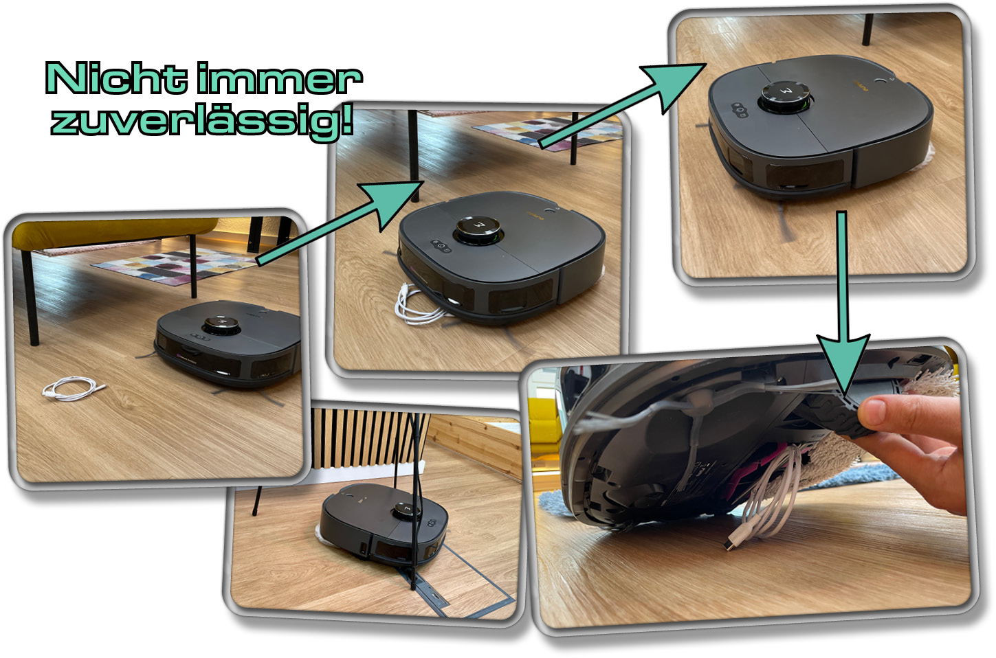 Die Obstacle Avoidance ist nicht immer zuverlässig und kein Garant