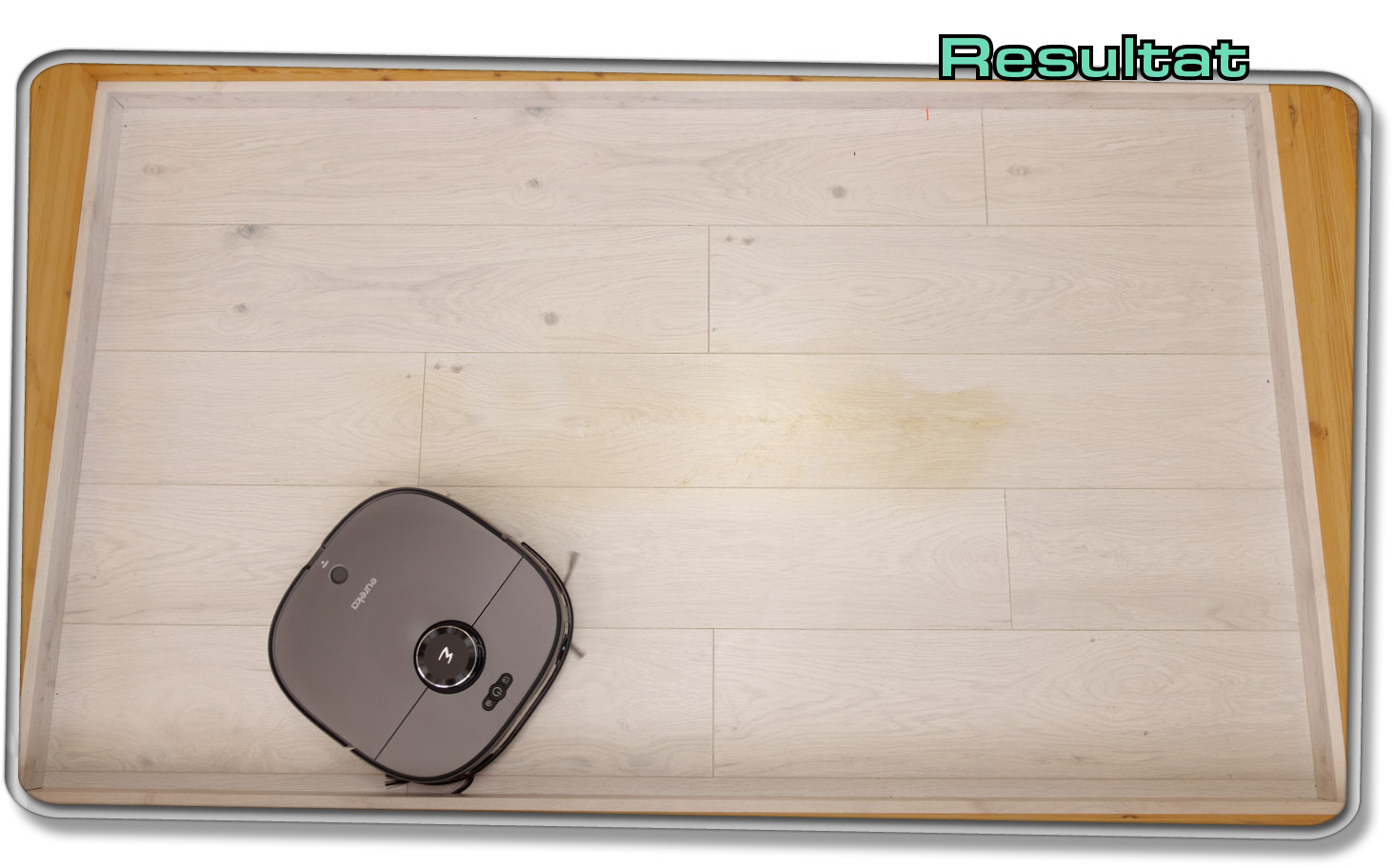 Eureka NER J12 Ultra - Wischtest Resultat