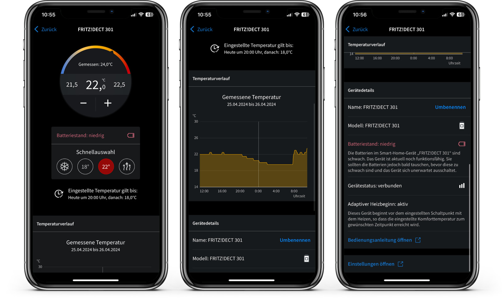 FRITZ!DECT 301 - App - Steuerung