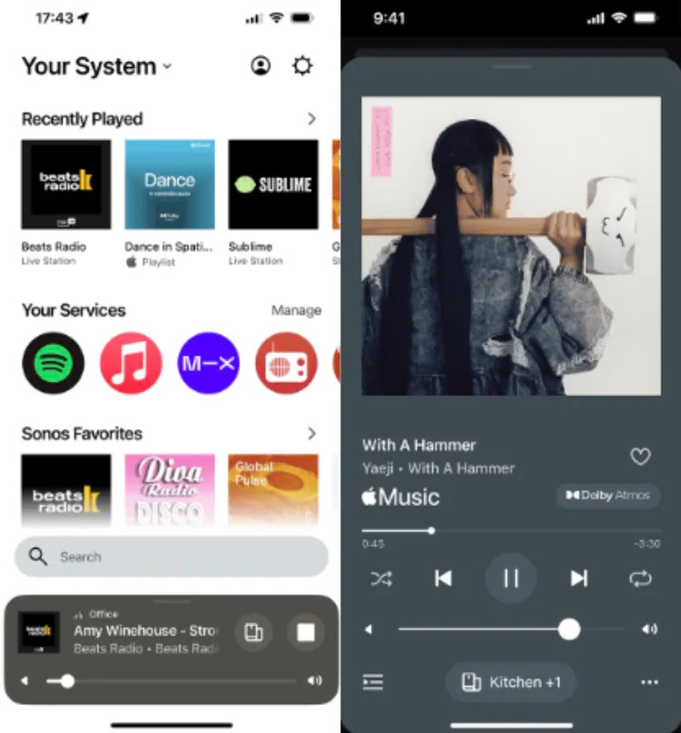 Sonos neue App