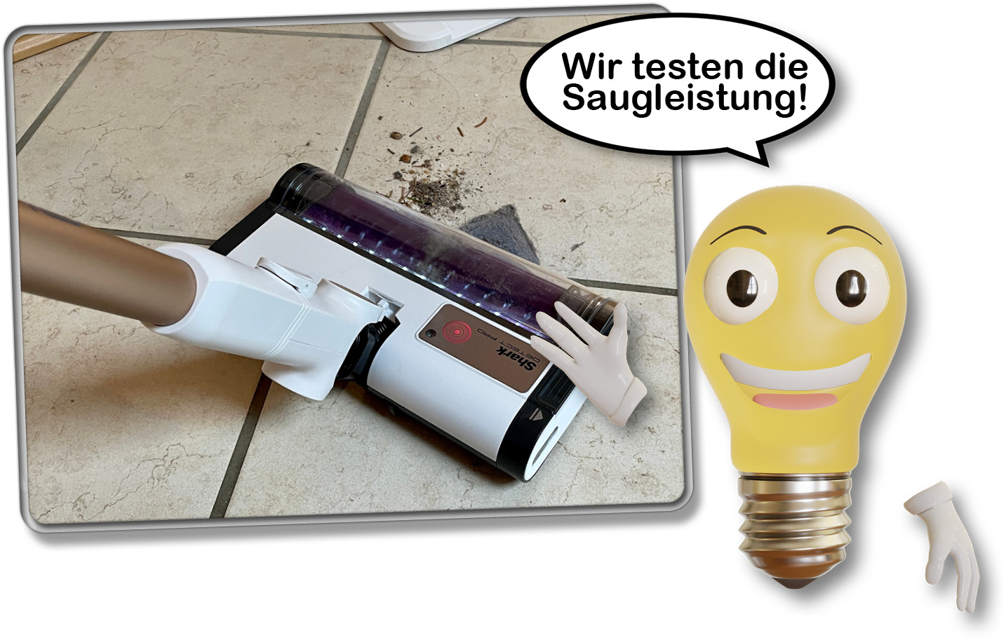 Wir haben die Saugleistung und Reinigungsleistung des Shark Detect Pro genau getestet!