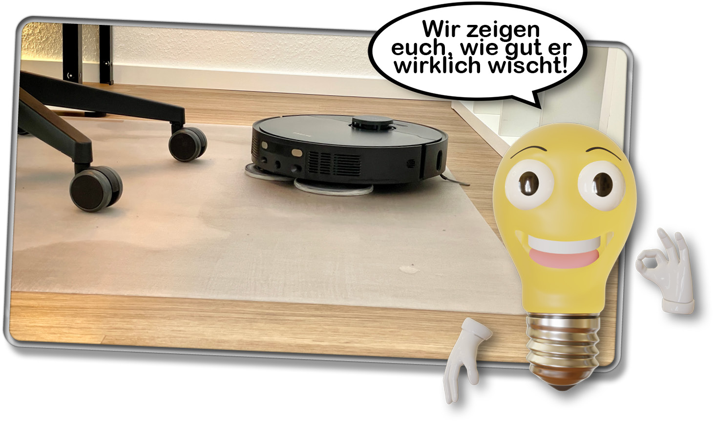 Wir haben die Wischfunktion des Dreame X40 Ultra Complete unter die Lupe genommen.