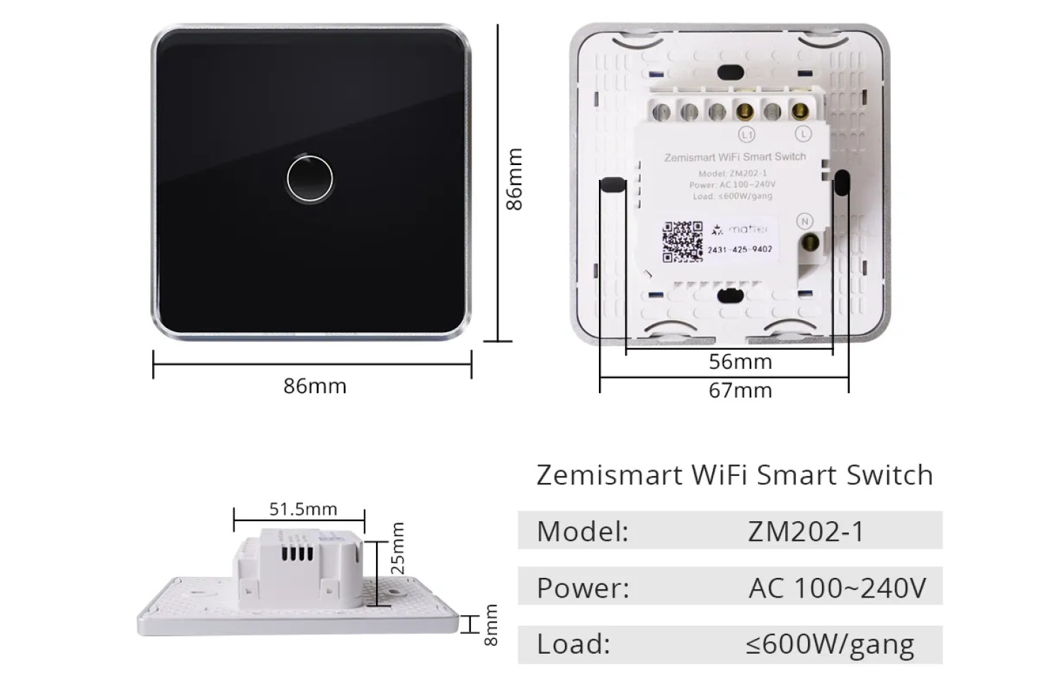 Zemismart Smart Touch Switch