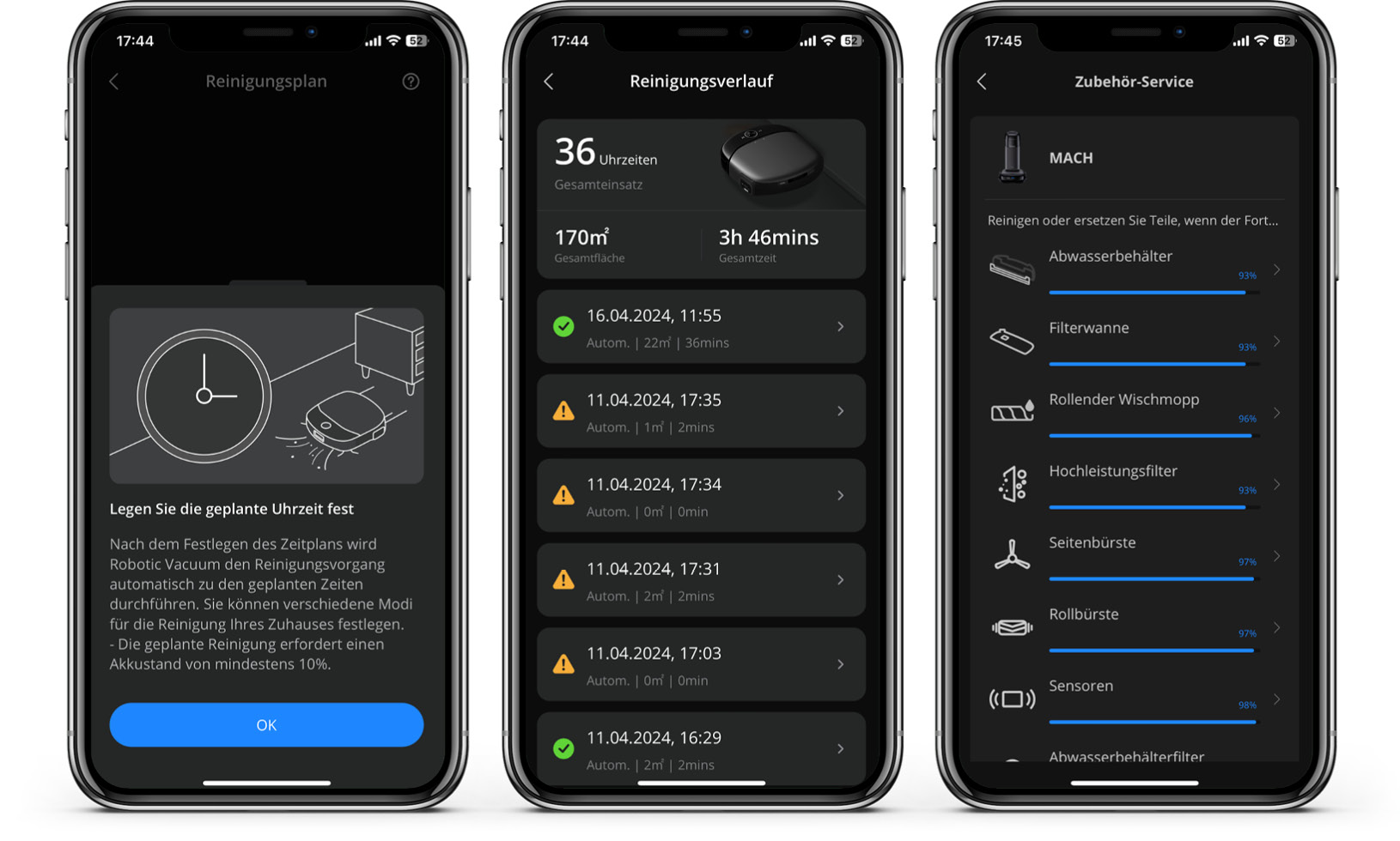 eufy S1 Pro - App - Protokolle und mehr