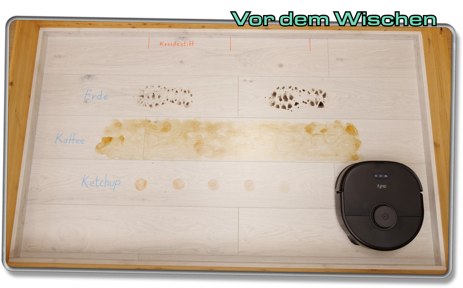 eufy X10 Pro Omni - Vor dem Wischen