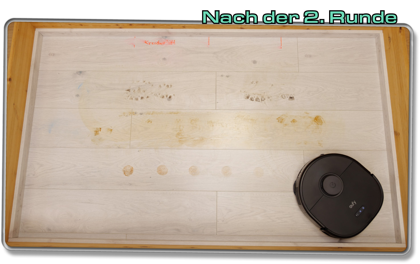 eufy X10 Pro Omni - Wischtest 2. Runde