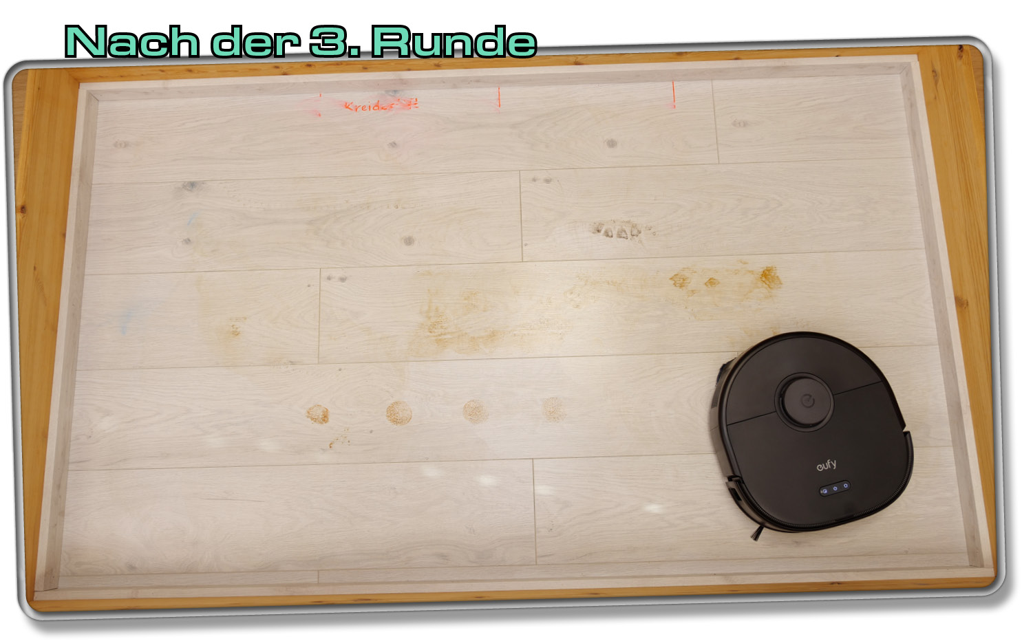 eufy X10 Pro Omni - Wischtest 3. Runde