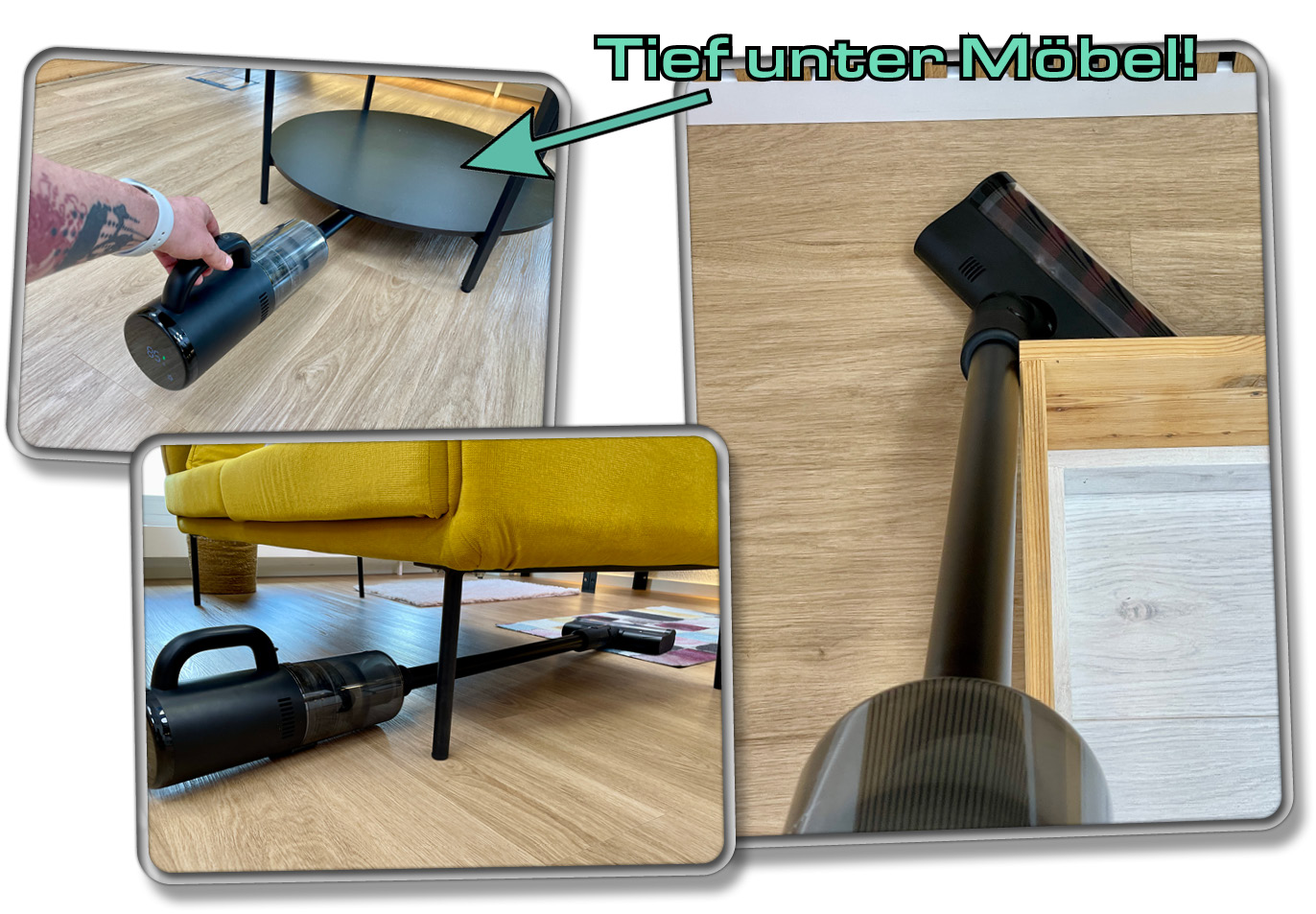 Als Akkusauger ist er jedoch extrem flexibel