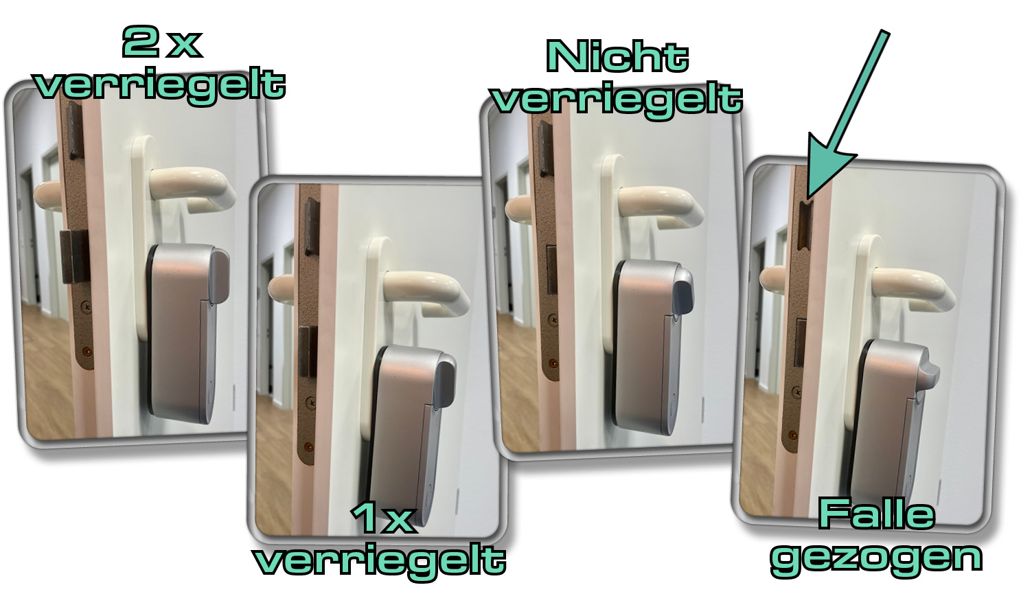 Das Ent- und Verriegeln ist schnell, stark, zuverlässig und vor allem leise