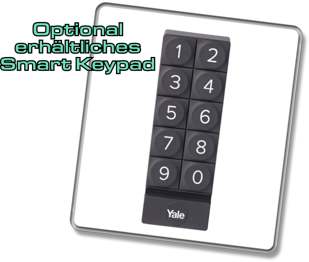 Das Smart Keypad ist optional erhältlich