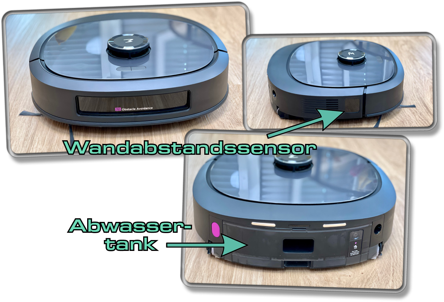 Das befindet sich auf Front, Seite und Heck