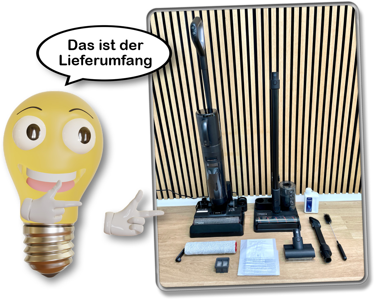 Das ist der Lieferumfang des Dreame H12 Dual