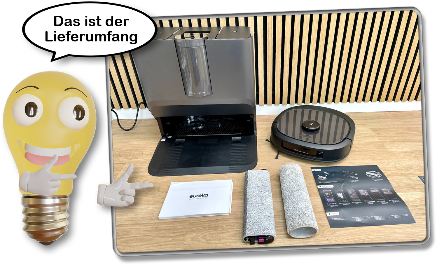 Das ist der Lieferumfang des Eureka J20