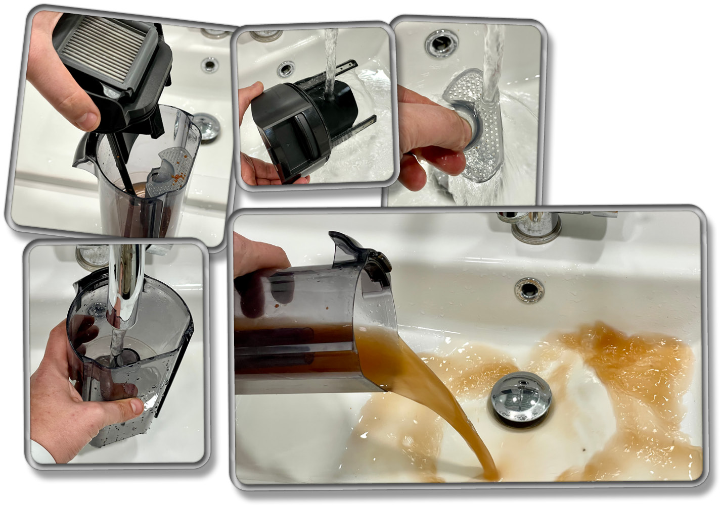 Der Abwassertank muss unbedingt geleert werden, um Gerüche zu Vermeiden