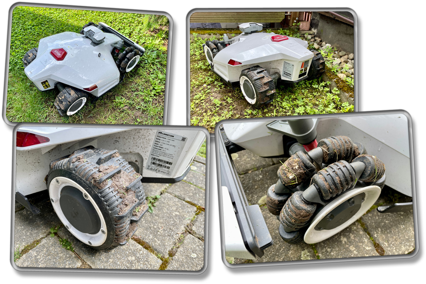 Der LUBA 2 ist, vor allem nach Fahrten im Regen, ziemlich schmutzig und muss gereinigt werden.