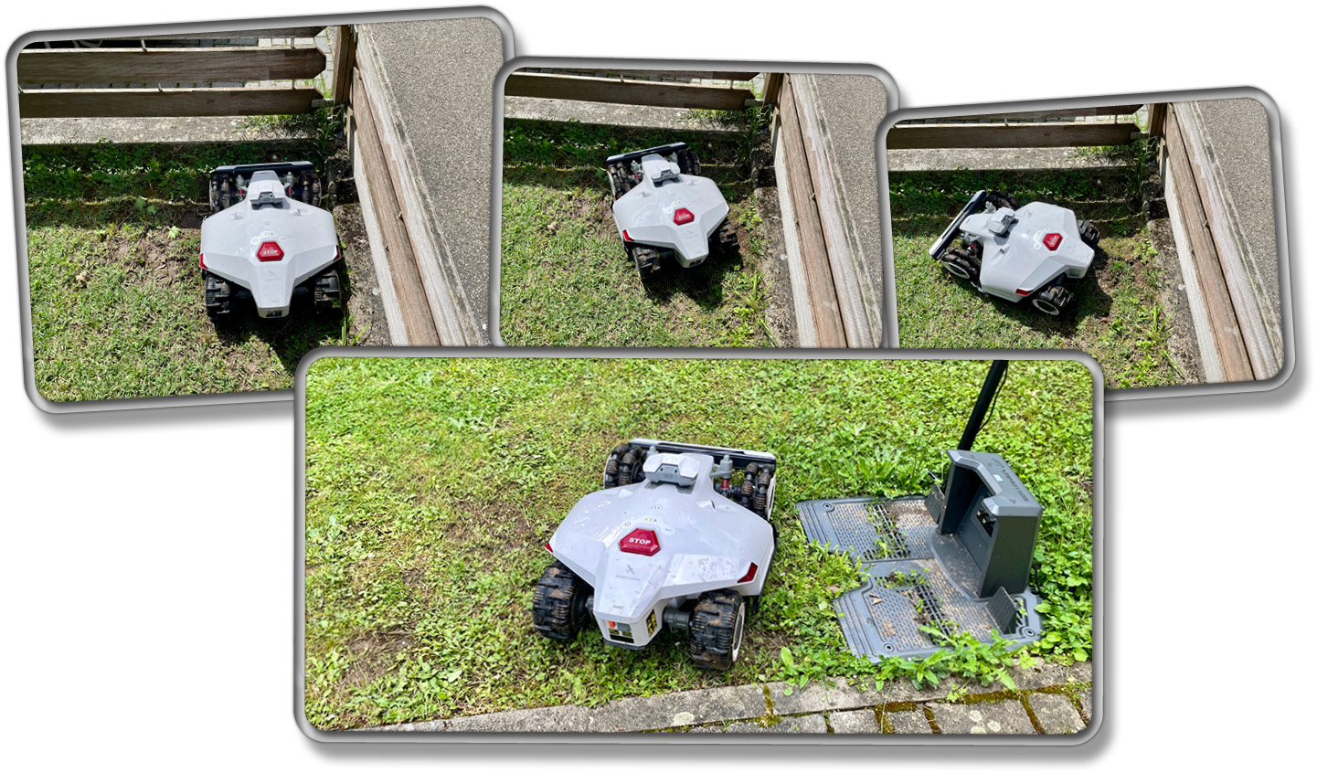 Der LUBA 2 wendet entweder auf der Stelle, oder über mehrere Wendepunkte