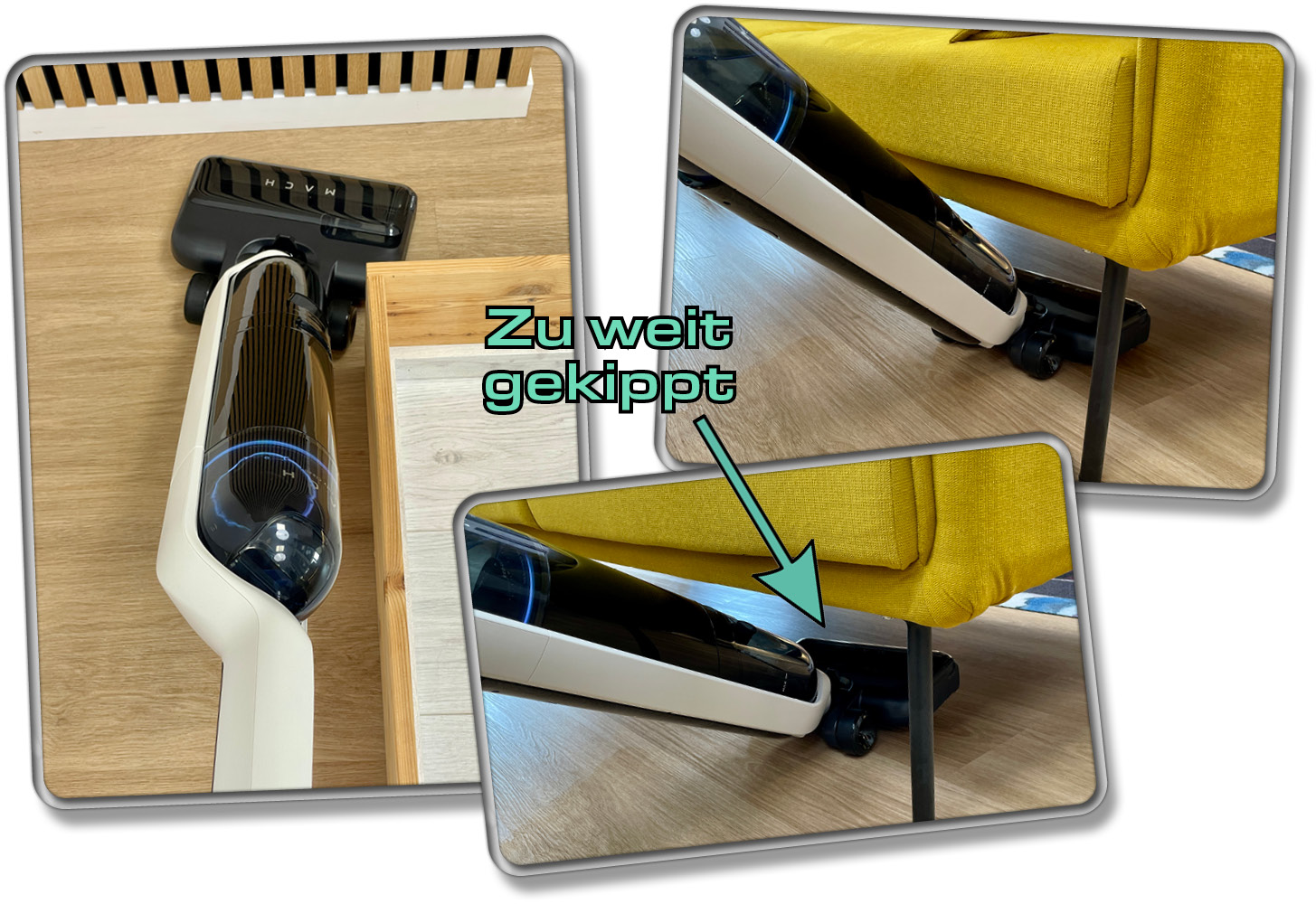 Der eufy MACH V1 ist dank seiner Gelenke zwar flexibel, jedoch nur bis zu einem gewissen Grad