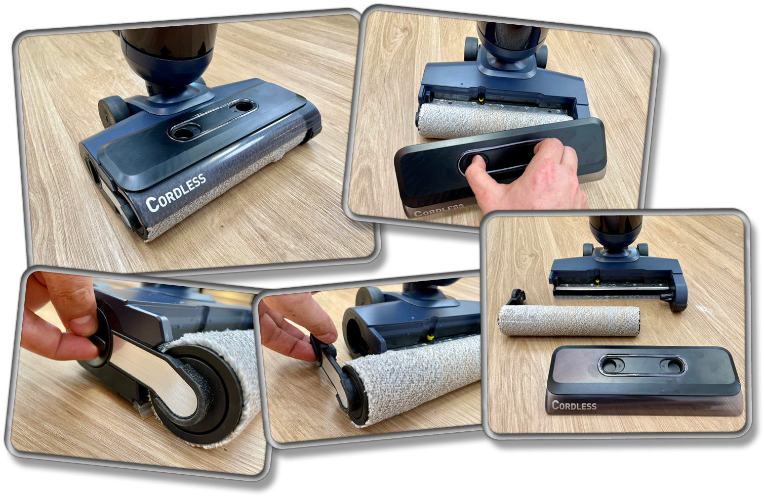 Die Bodendüse des Thomas Aqua FloorCleaner Plus lässt sich entriegeln