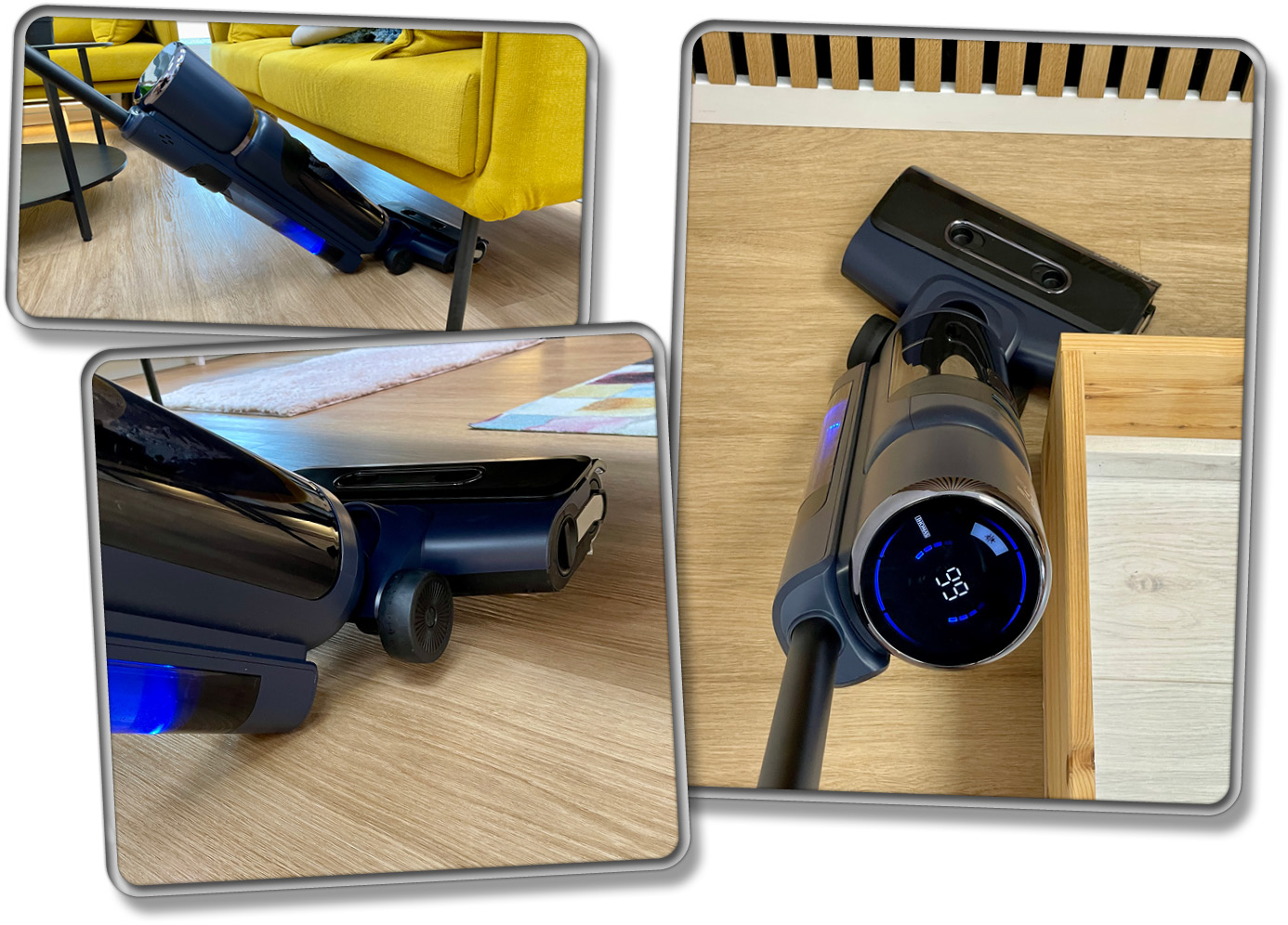 Die Flexibilität des Wischsaugers ist für ein Wischsauger ganz okay