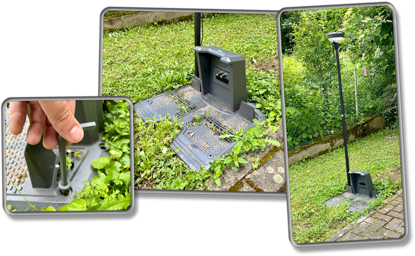 Die Ladestation des LUBA 2 sollte passend ausgerichtet sein