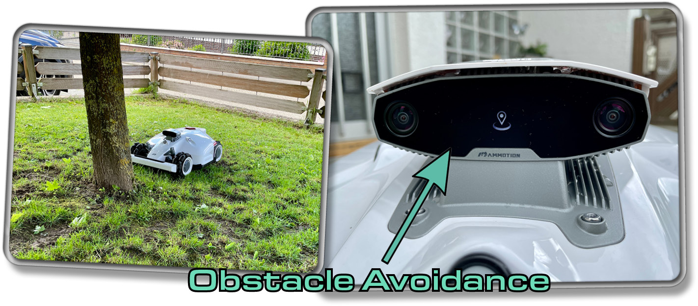 Die Obstacle Avoidance des Mammotion LUBA 2 soll Hindernisse erkennen können