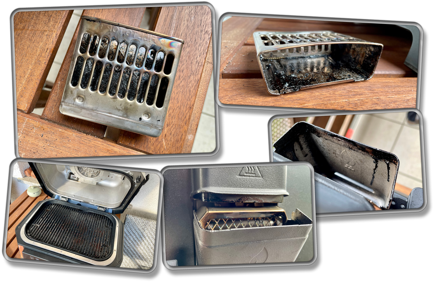 Die Säuberung muss von Hand stattfinden, was etwas unvorteilhaft ist