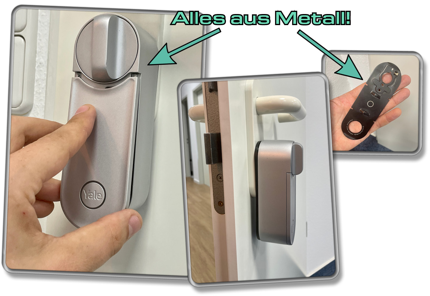 Die Verarbeitungsqualität des Yale Linus Smart Lock L2 ist hervorragend