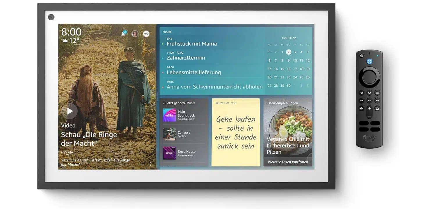Echo Show 15 mit Fernbedienung
