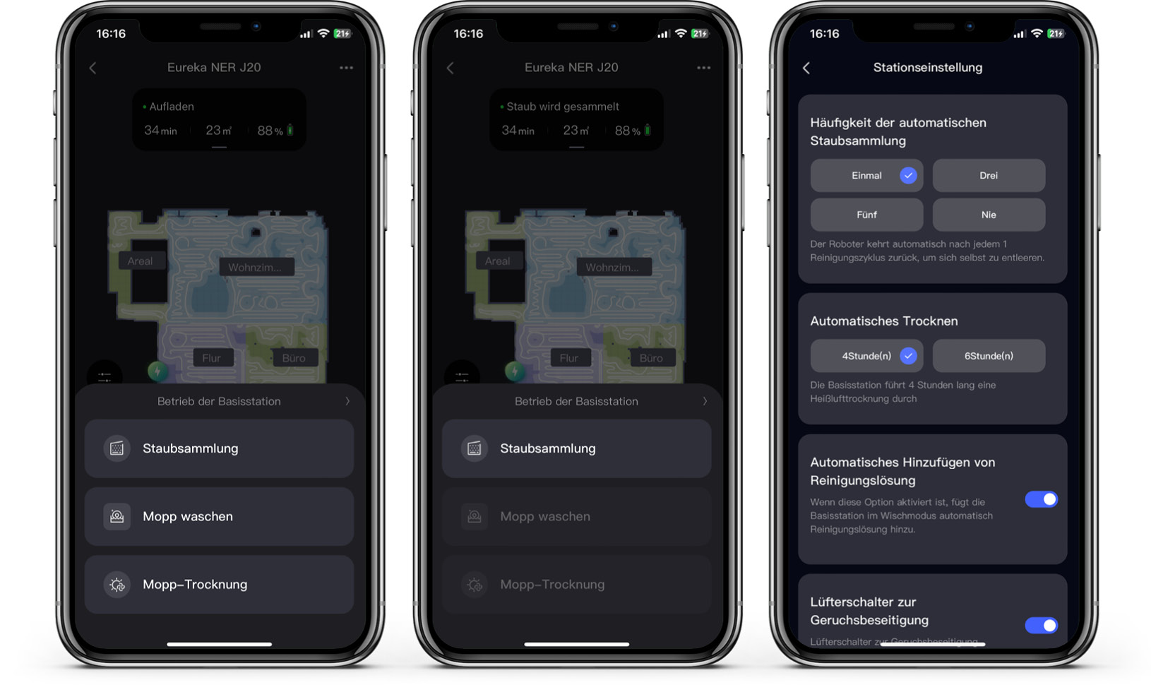 Eureka J20 - App - Station