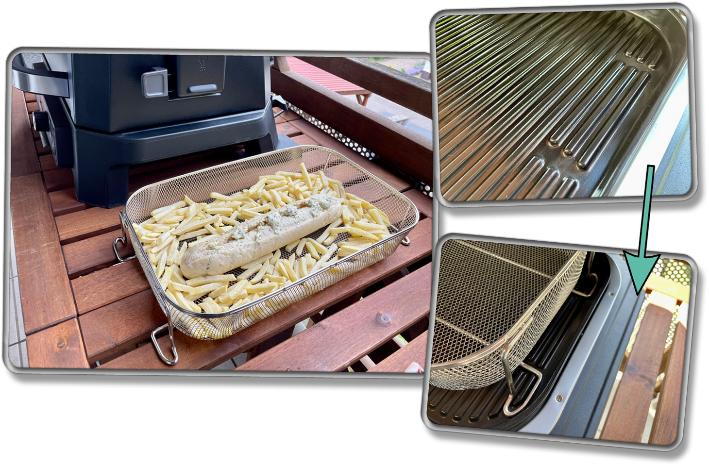 Frittieren mit dem Ninja Woodfire Pro Connect XL ist kein Problem