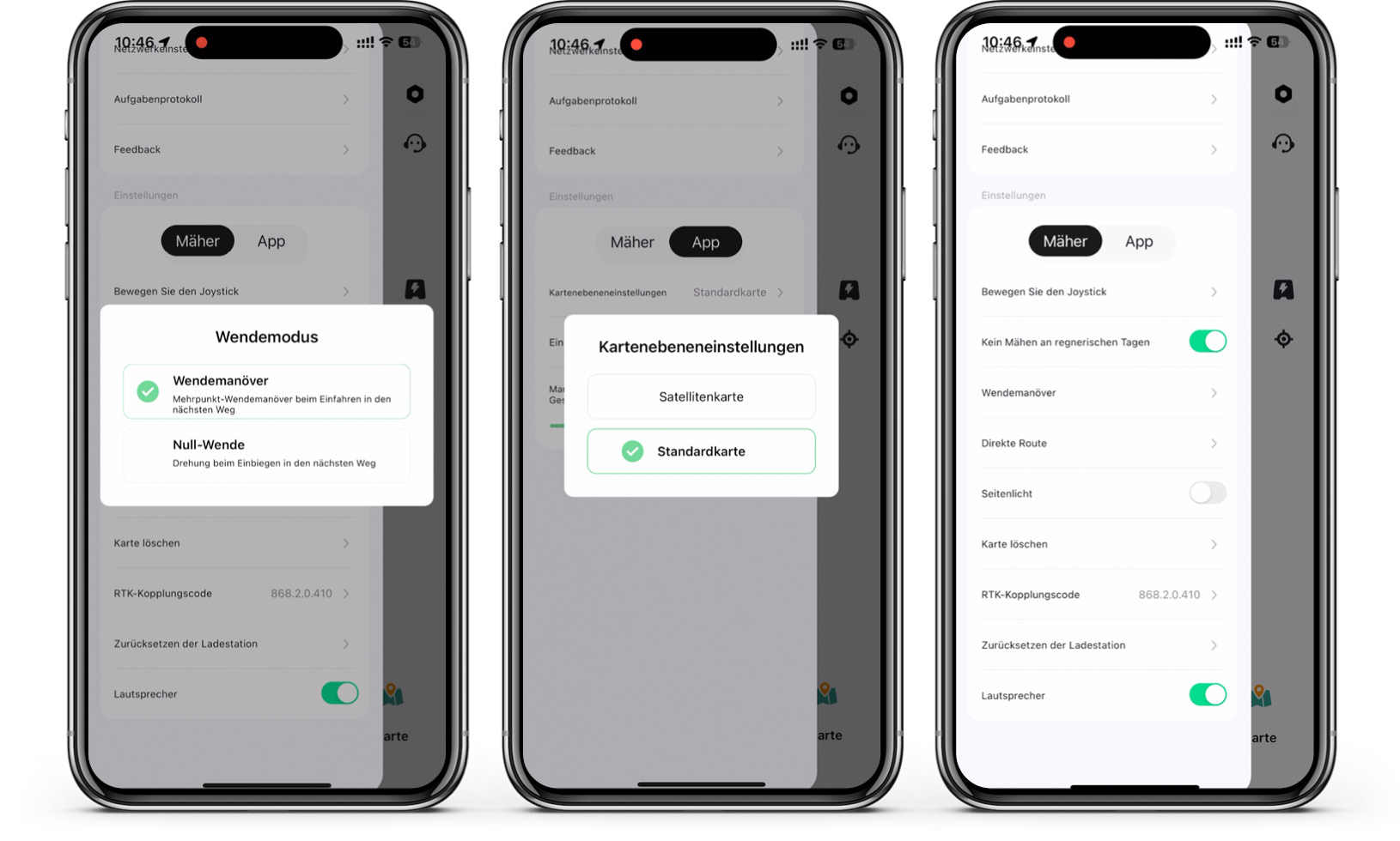 Mammotion LUBA 2 AWD 5000 - App - Grundeinstellungen