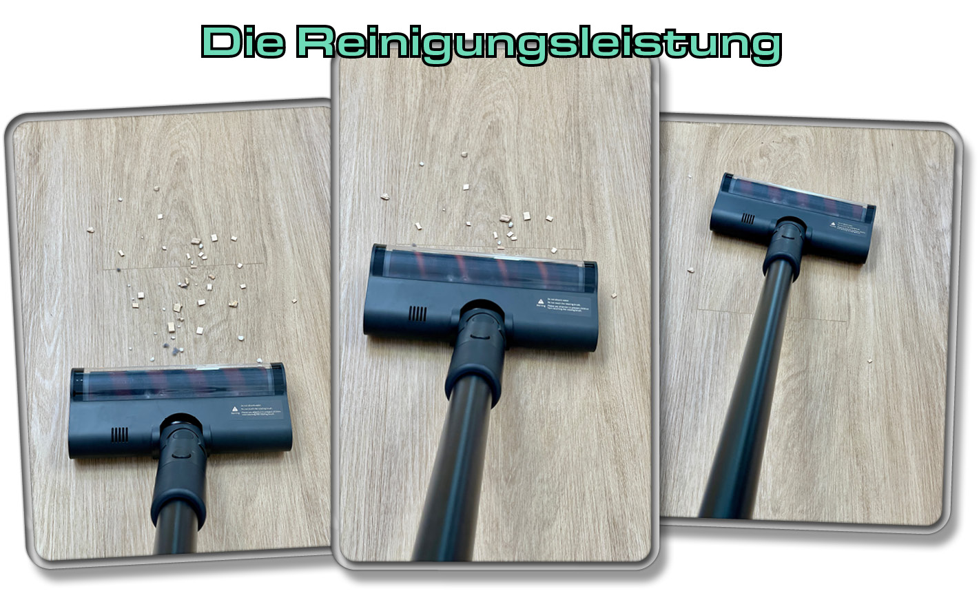 Reinigungsleistung als Akkusauger