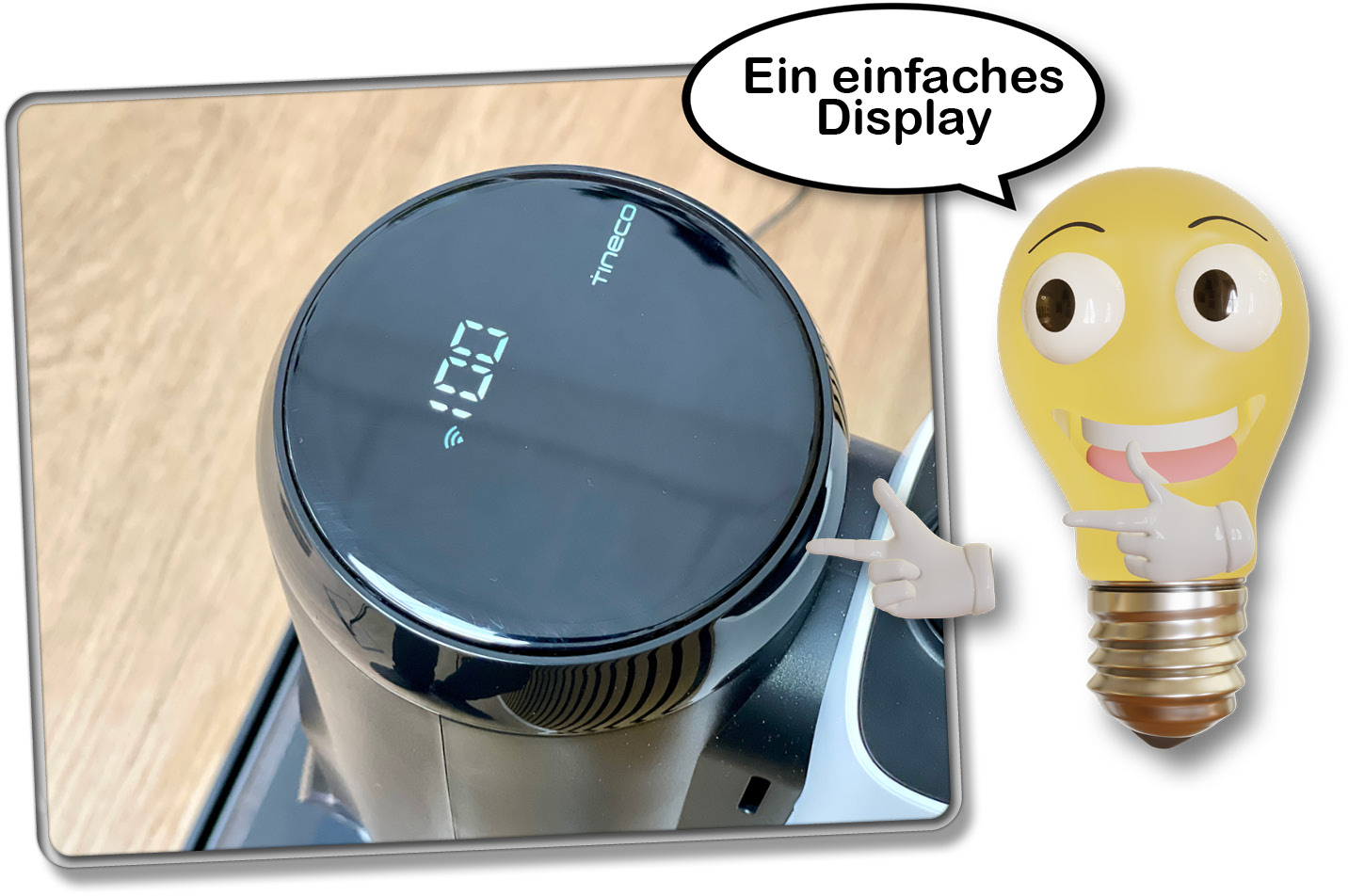 Tineco Floor One S6 - Einfaches Display