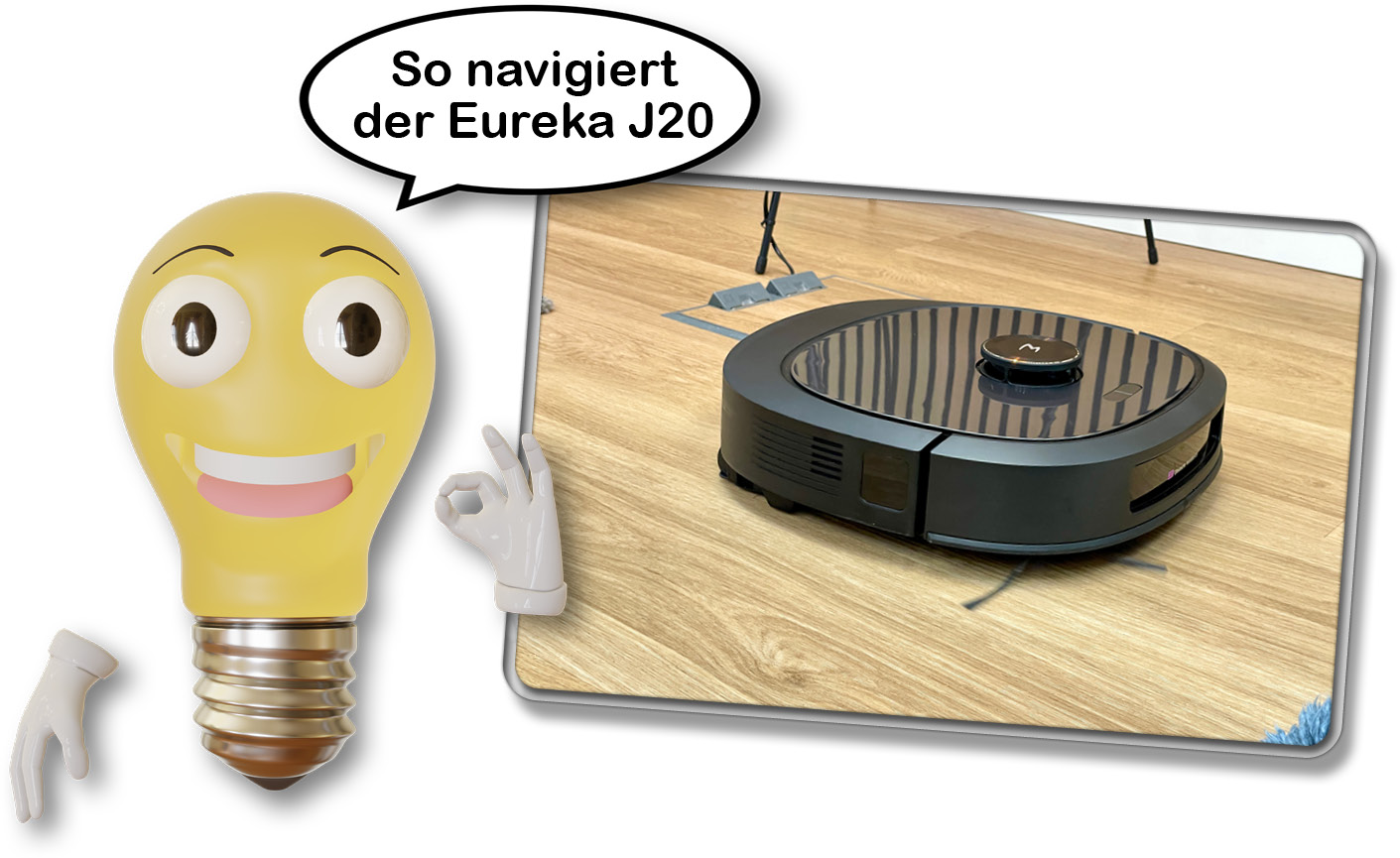 Wir haben uns die Navigation des Eureka J20 angeschaut