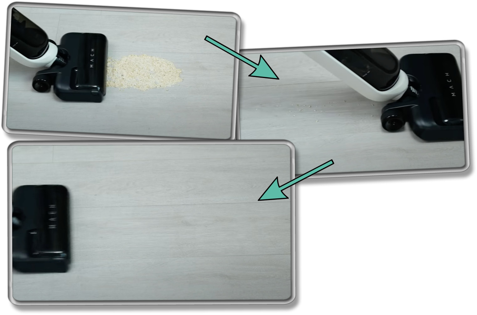 eufy MACH V1 - Dickflüssige Verschmutzung