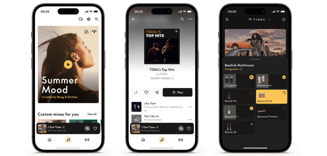 Bang & Olufsen-App TIDAL
