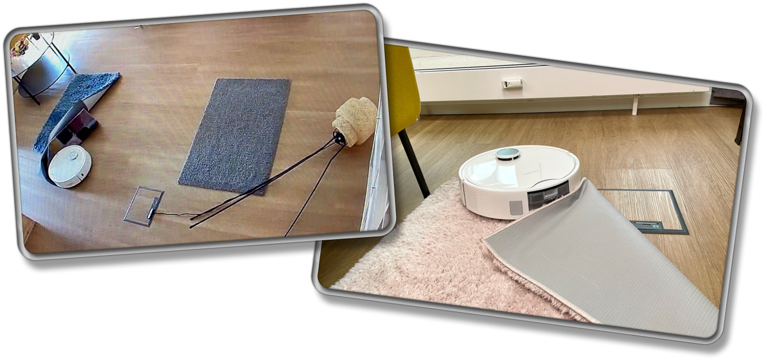 Bei der Navigation kann es durchaus zu Problemen mit Teppichen kommen