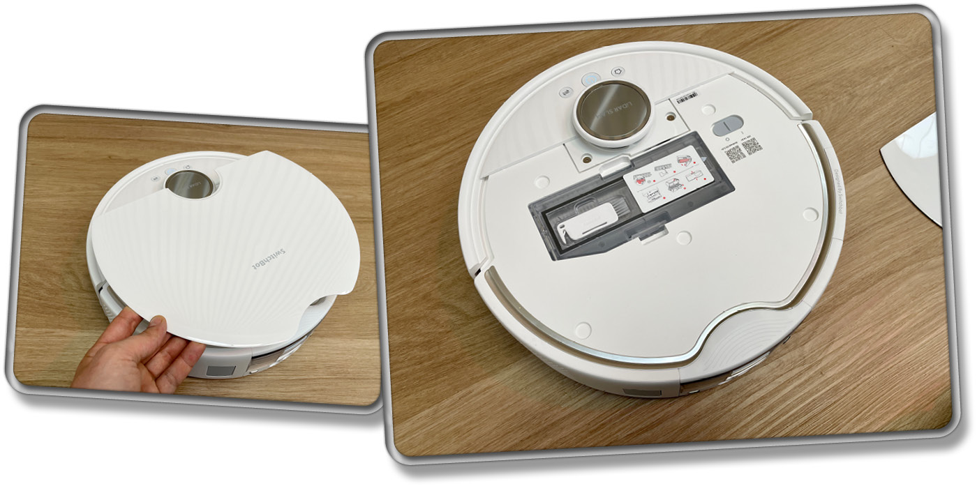 Das befindet sich unter der Haube des SwitchBot S10