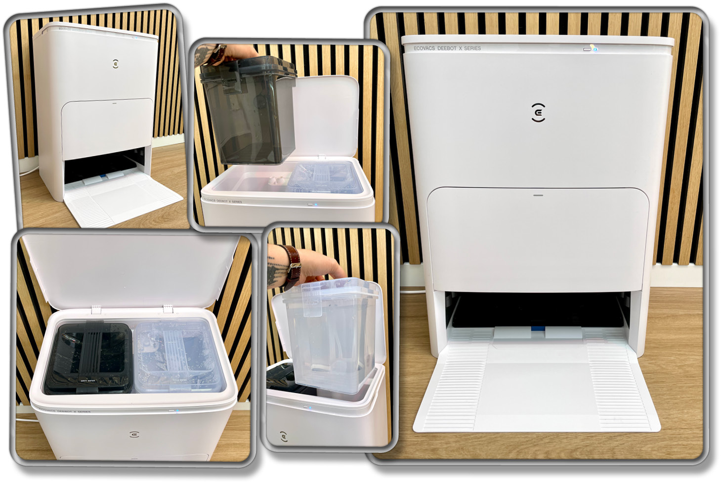 Das ist die vollautomatische Reinigungsstation des ECOVACS DEEBOT X5 OMNI