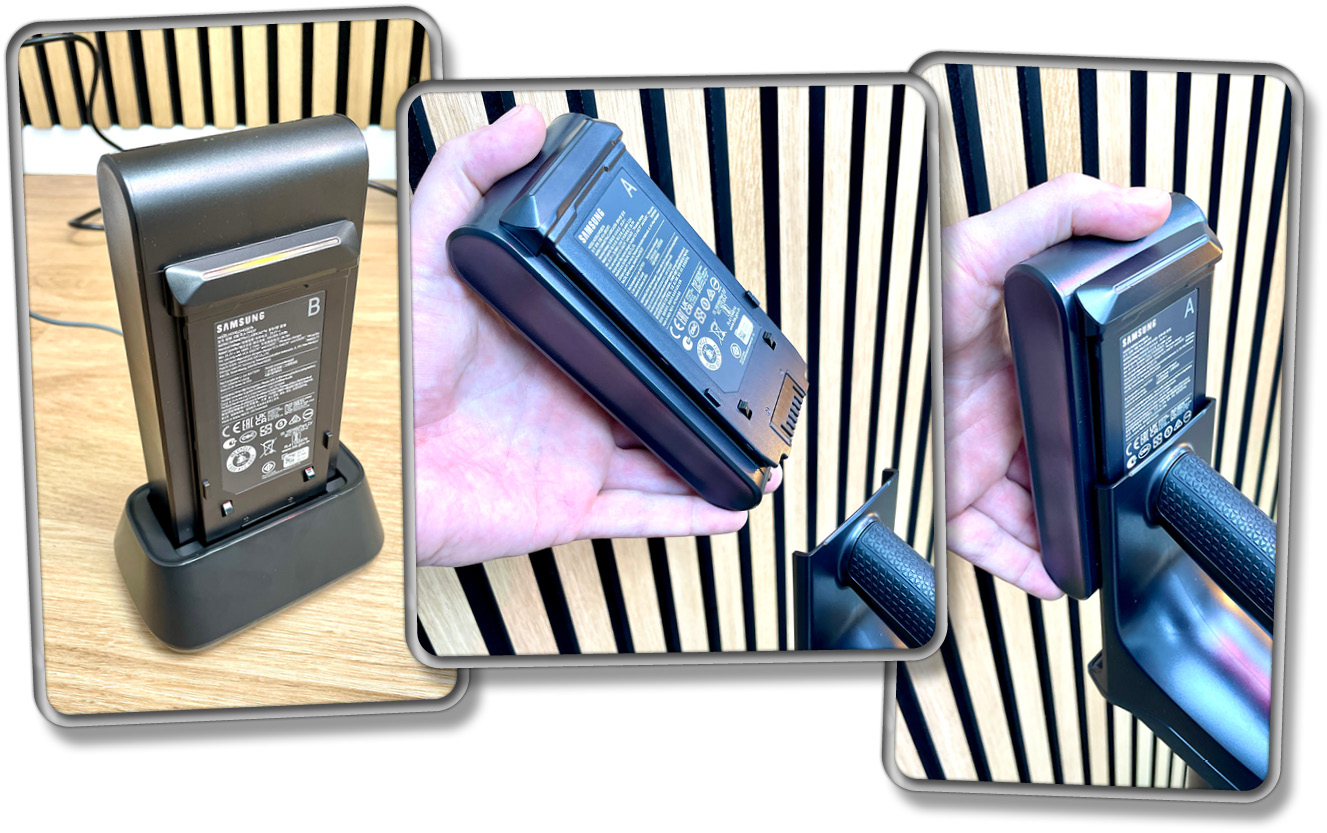 Der Akku des Samsung Akkusaugers muss regelmäßig überprüft werden